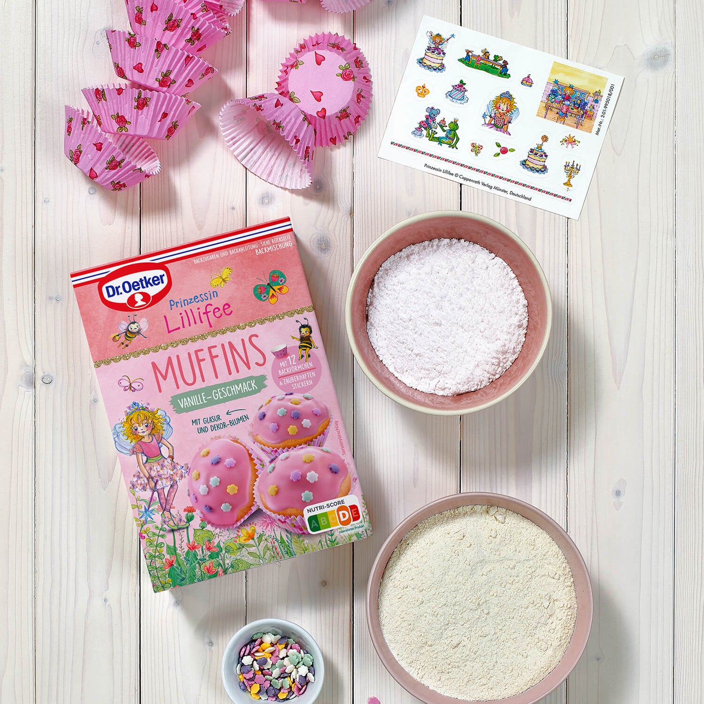 Dr Oetker Backmischung Prinzessin Lillifee Muffins Vanille - Candyshop.ch