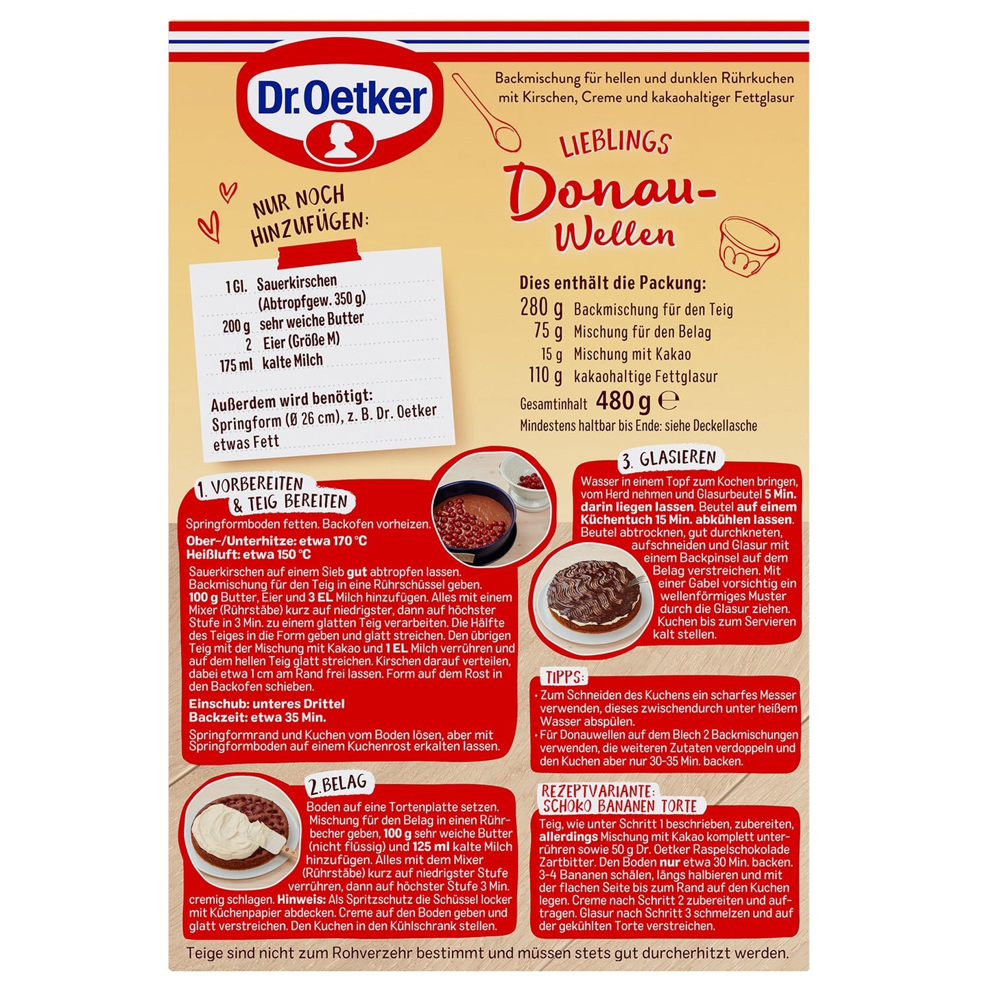 Dr Oetker Donauwellen Backmischung - Candyshop.ch