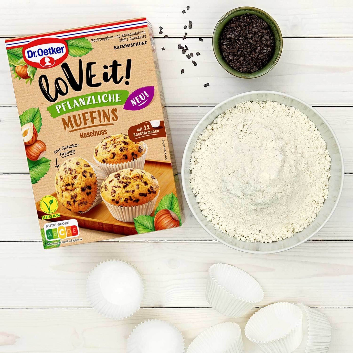 Dr Oetker LoVE it! Pflanzliche Muffins - Candyshop.ch