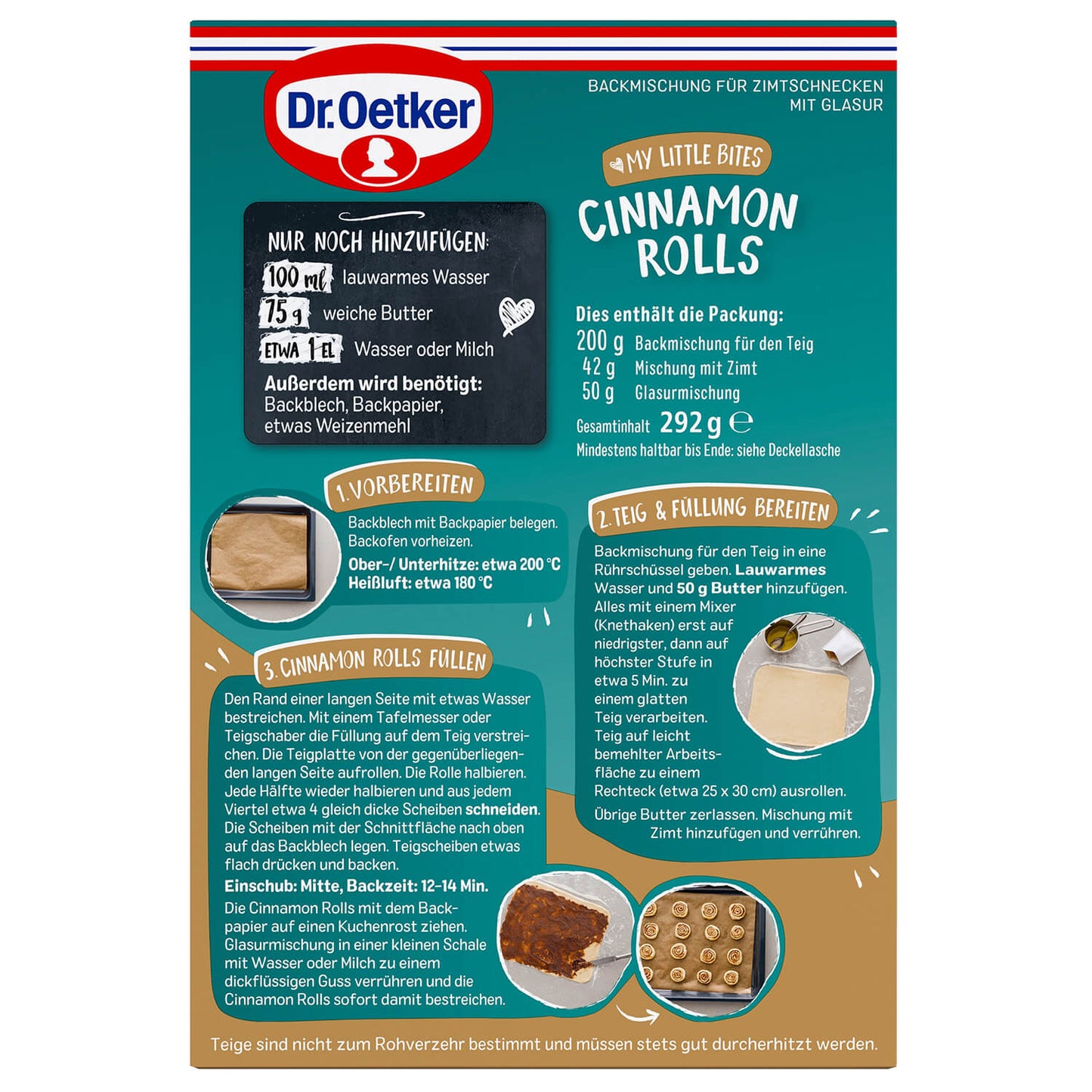 Dr. Oetker My Little Bites Backmischung Cinnamon Rolls - Candyshop.ch