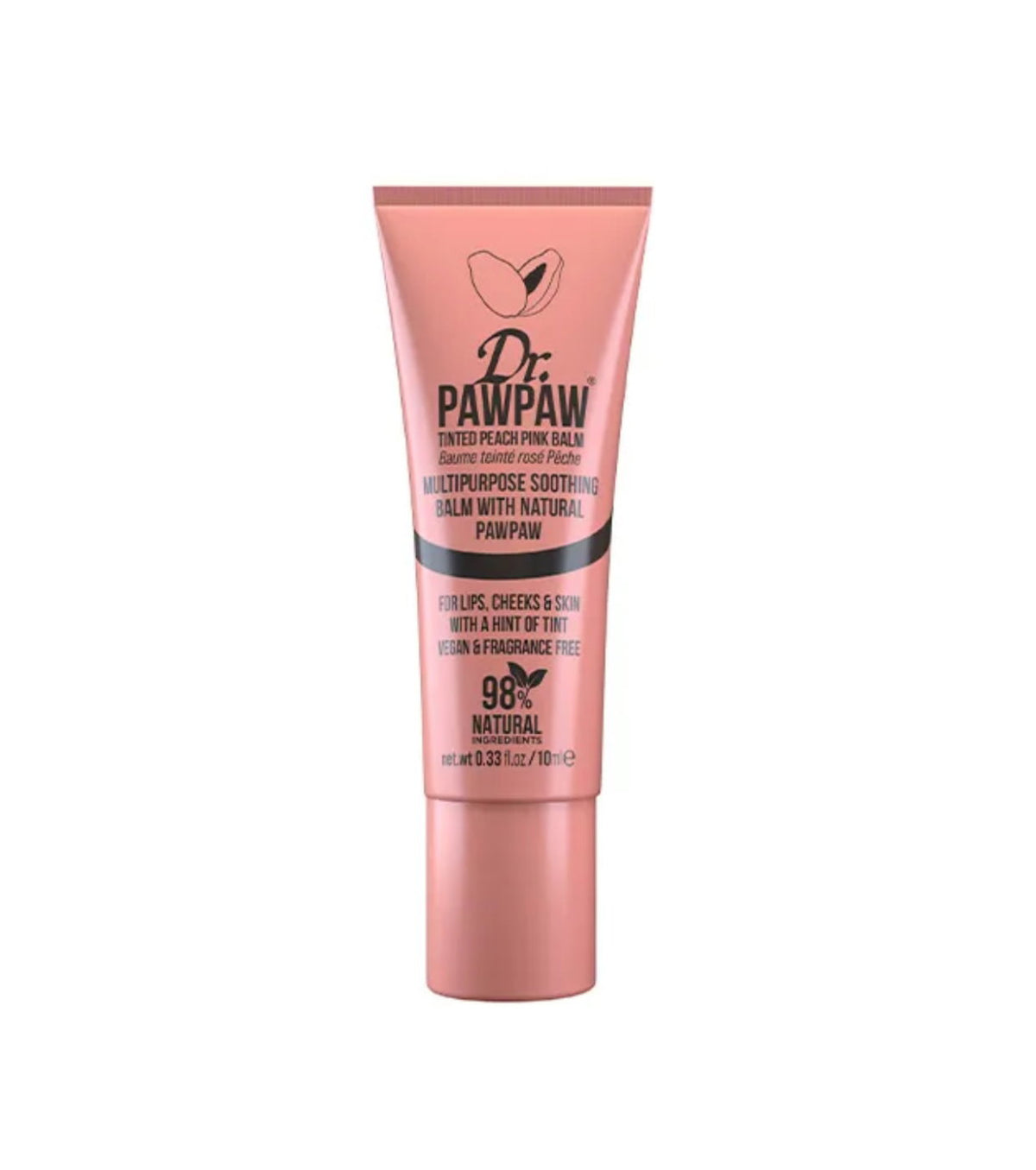 Dr. PawPaw Dr. PawPaw, Multipurpose, Lippen- und Wangenbalsam 2-in-1, Rosa Pfirsich, 10 ml Regular