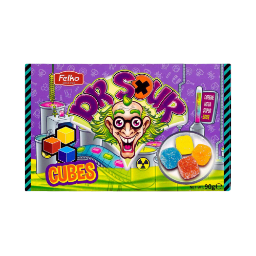 Dr. Sour Cubes 90g - Candyshop.ch