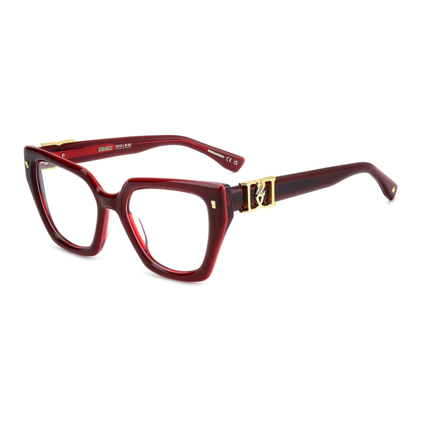 DSQUARED EYEWEAR D2 0186 538CQ19 Sonnenbrille Rot ansicht-3