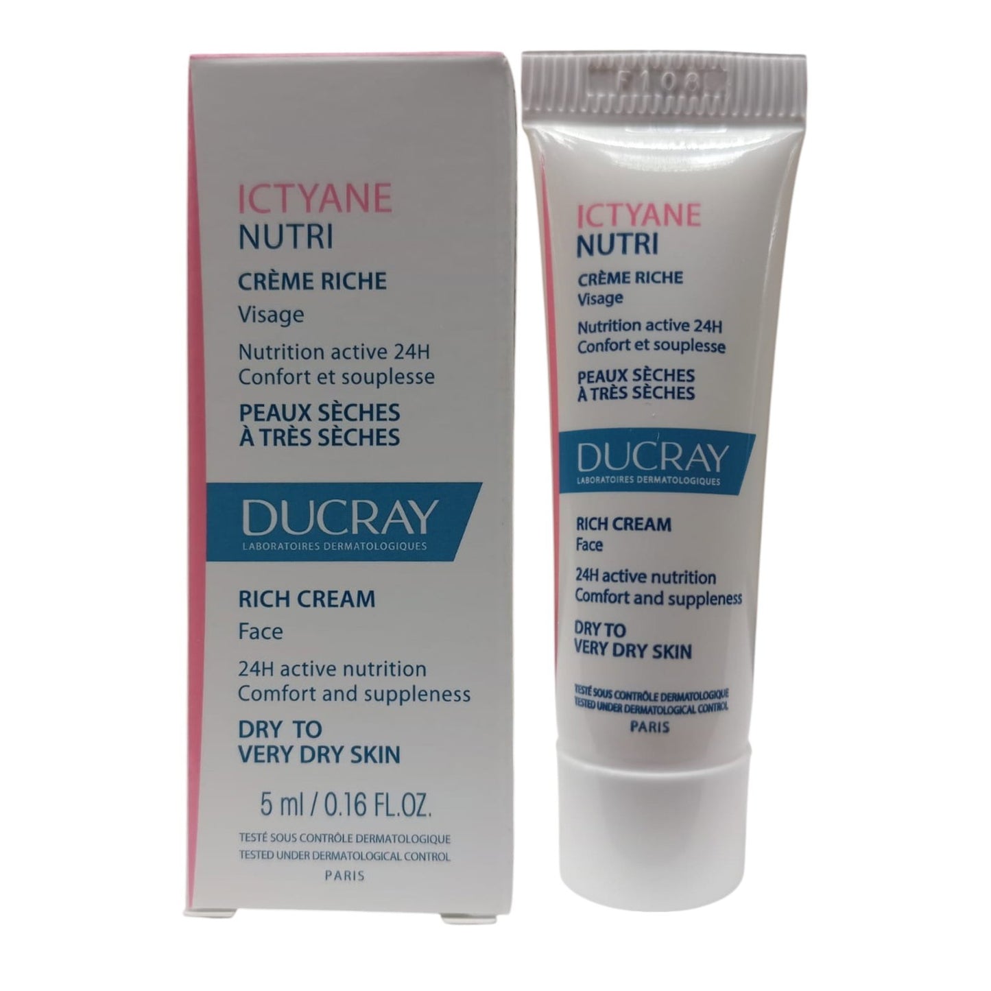 Ducray Ducray, Ictyane Nutri, Hydratisierend, Reinigungspeeling, Für das Gesicht, 5 ml *Muster Sample