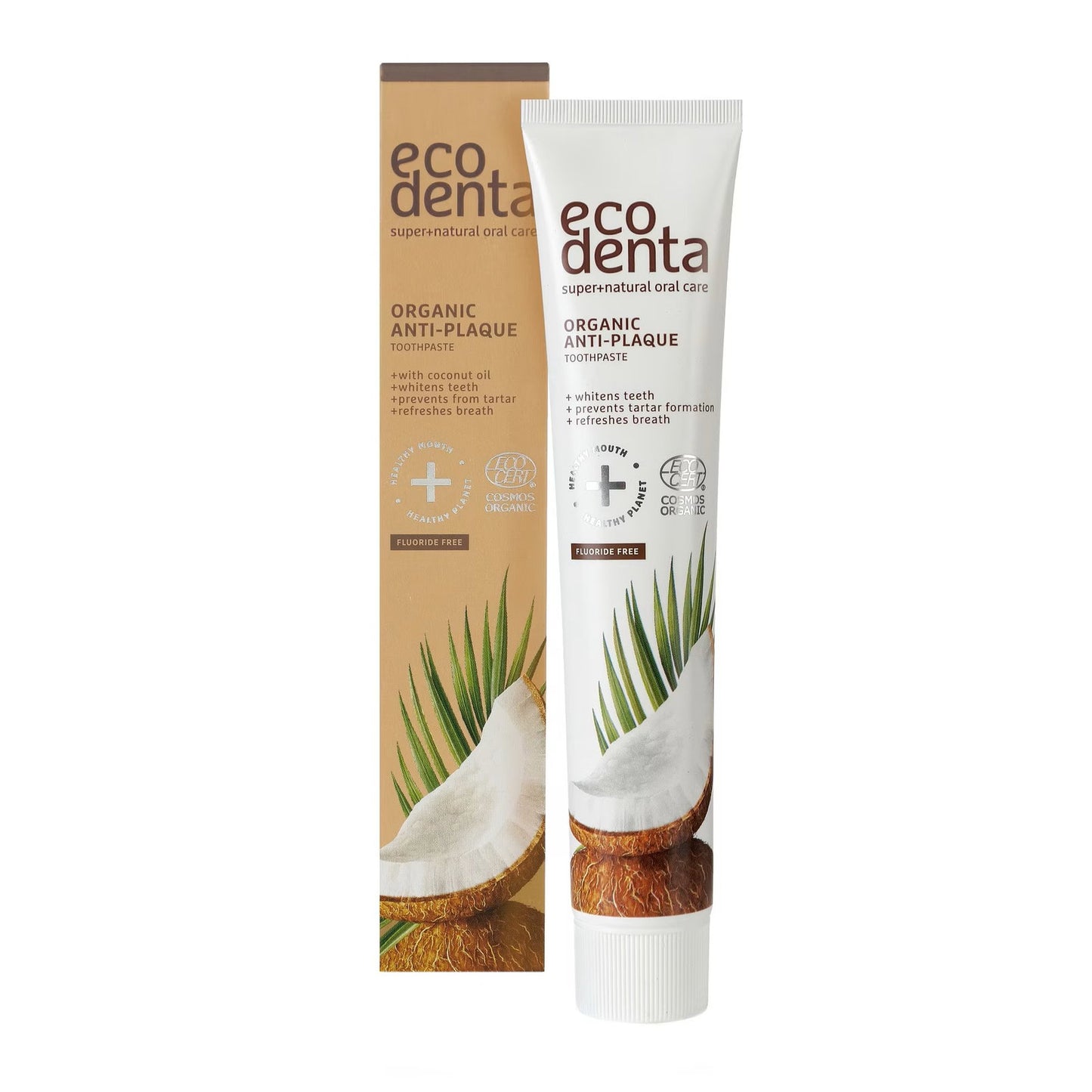 Ecodenta Ecodenta, Organic Anti-Plaque, Whitening & Anti-Plaque, Zahnpasta, 75 ml Regular