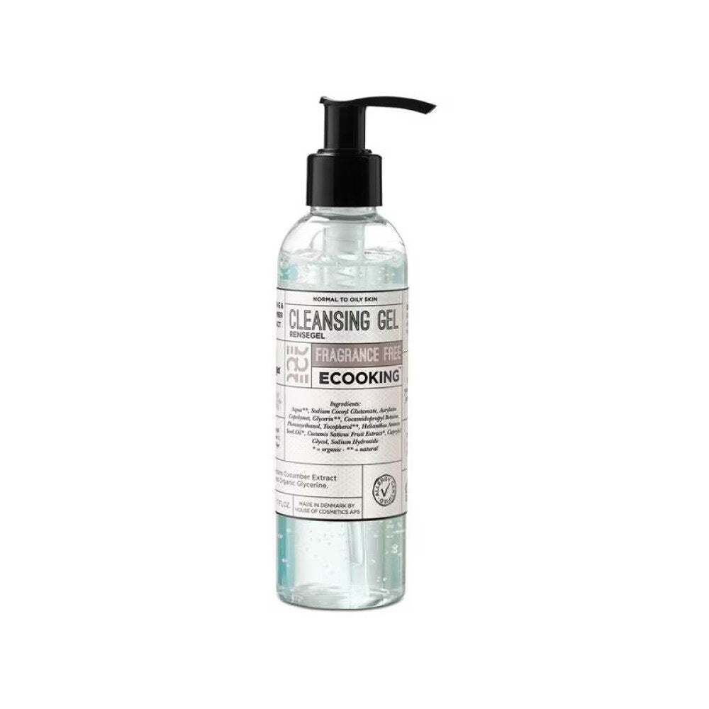 Ecooking Ecooking, Ecooking, Glyzerin, Reinigung und Hydratisierung, Reinigungsgel, Für das Gesicht, 200 ml *Tester