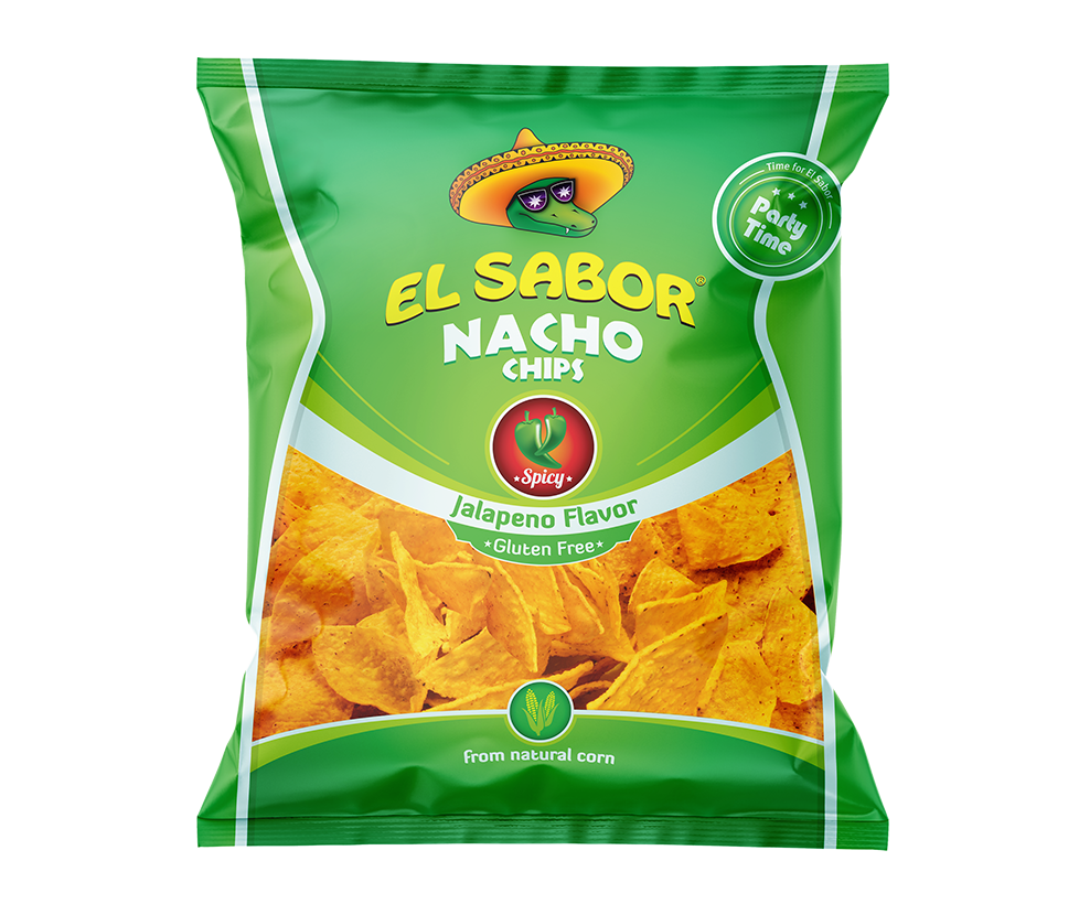 EL Sabor Nacho Chips Jalapeno 225g - Candyshop.ch