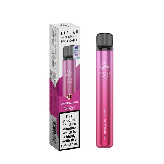 ELFBAR 600 V2 Watermelon Bubble Gum