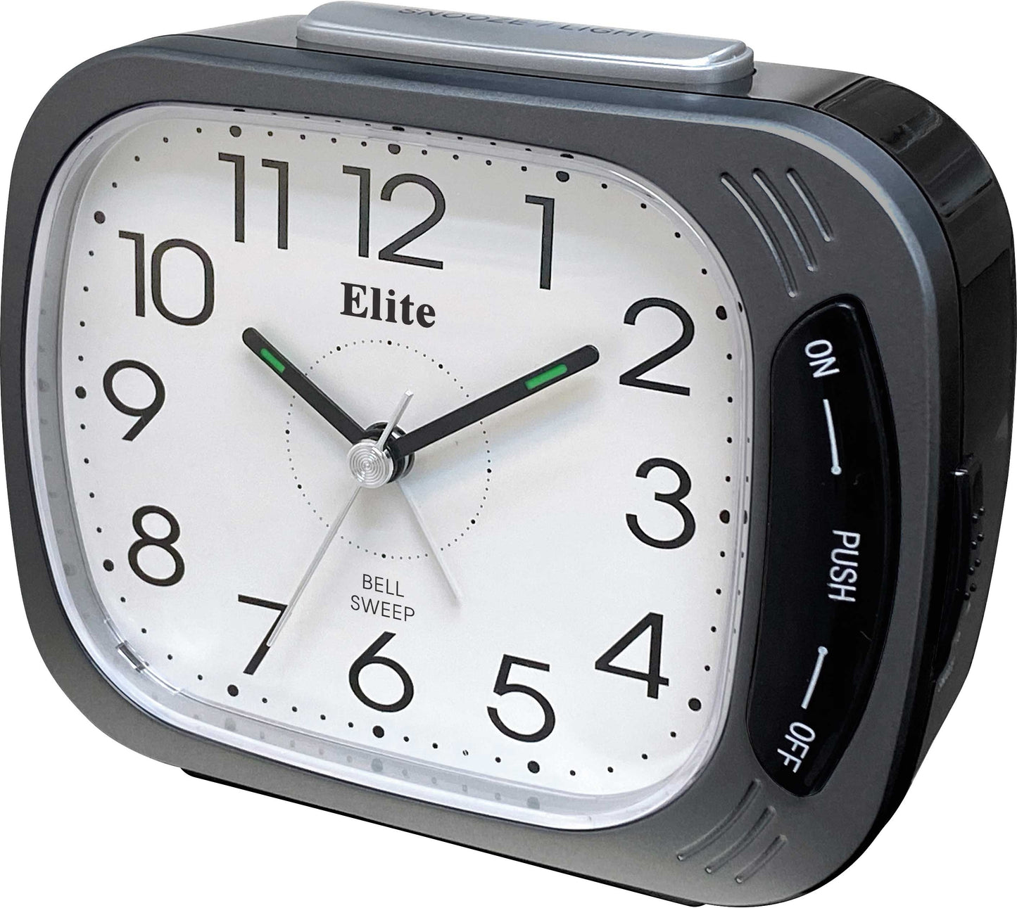 ELITE Sveglia silent. suoneria su campanello. luce. snooze - ANTRACITE - Silent alarm clock. bell ring. light. snooze - GREY ST5650_G Multifunction Armbanduhr Grau ansicht-3