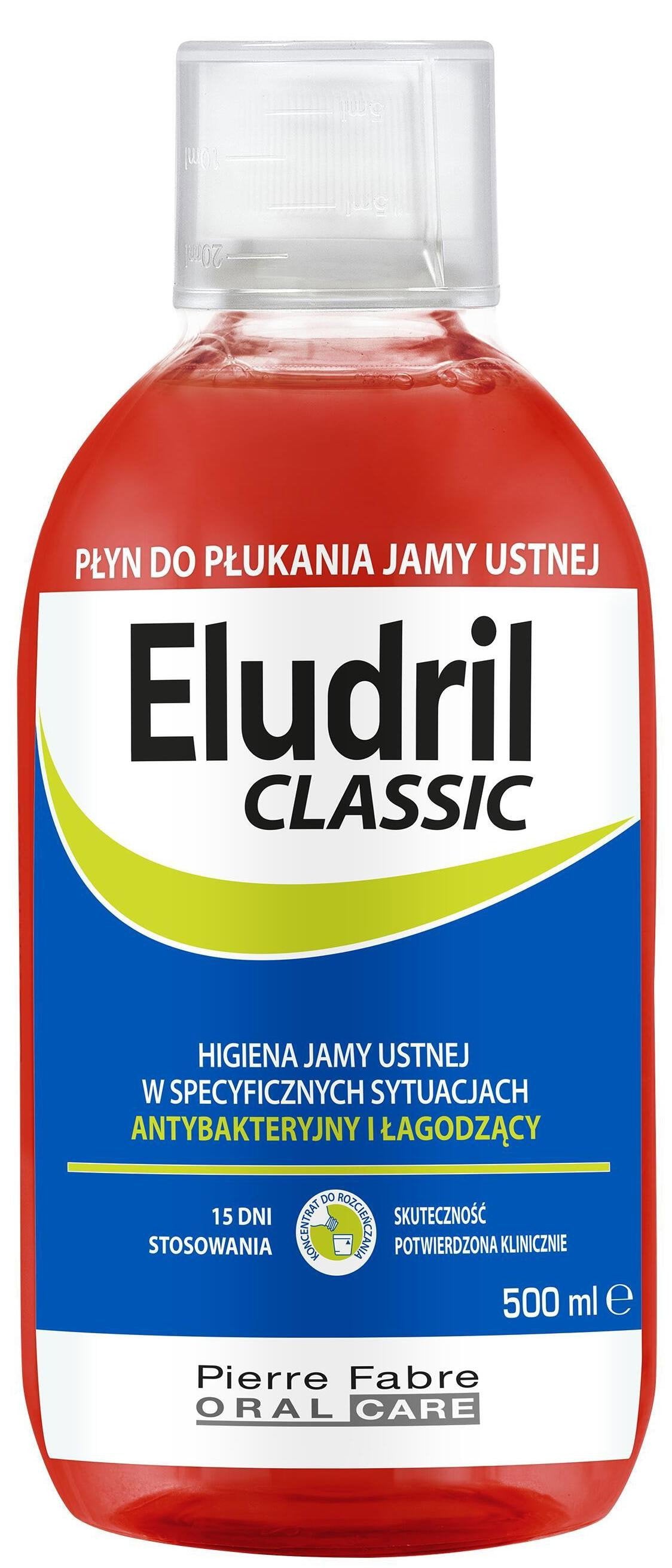 Eludril Eludril, Mundwasser, Anti-plaque, 500 ml Regular