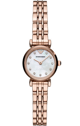 EMPORIO ARMANI AR11203 Only Time Armbanduhr 22 mm Gold ansicht-3