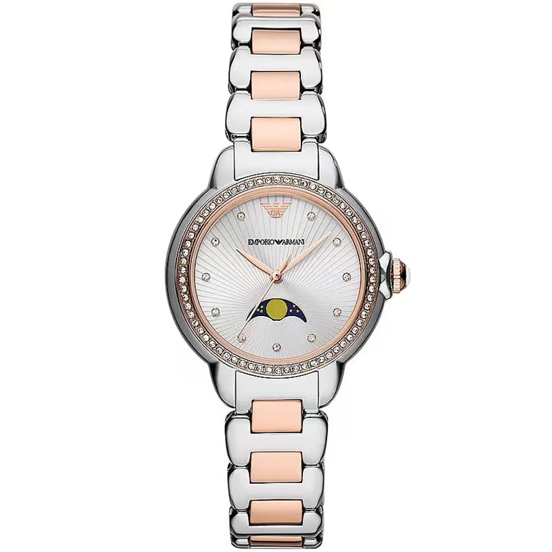 EMPORIO ARMANI AR11567 Moonphase Armbanduhr 32 mm ansicht-3