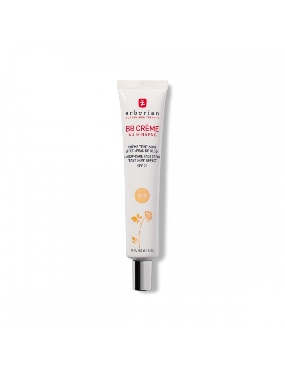Erborian Erborian, B.B Cream, Ginseng, BB-Creme, Nackt, SPF 20, 15 ml Regular