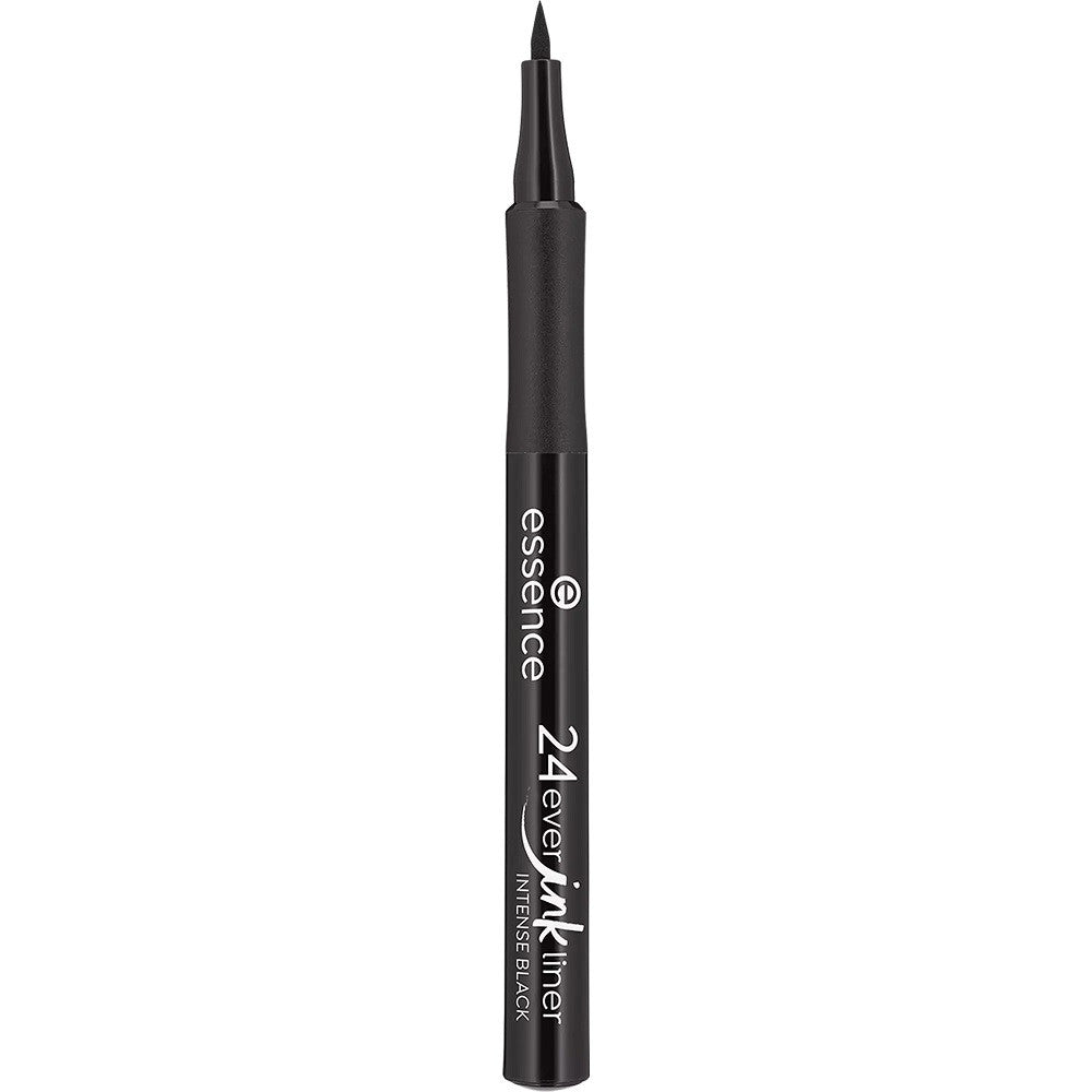 Essence Essence, 24 Ever Ink Liner, Wasserdicht, Flüssiger Eyeliner, 01, Intensives Schwarz, 1.2 ml Regular