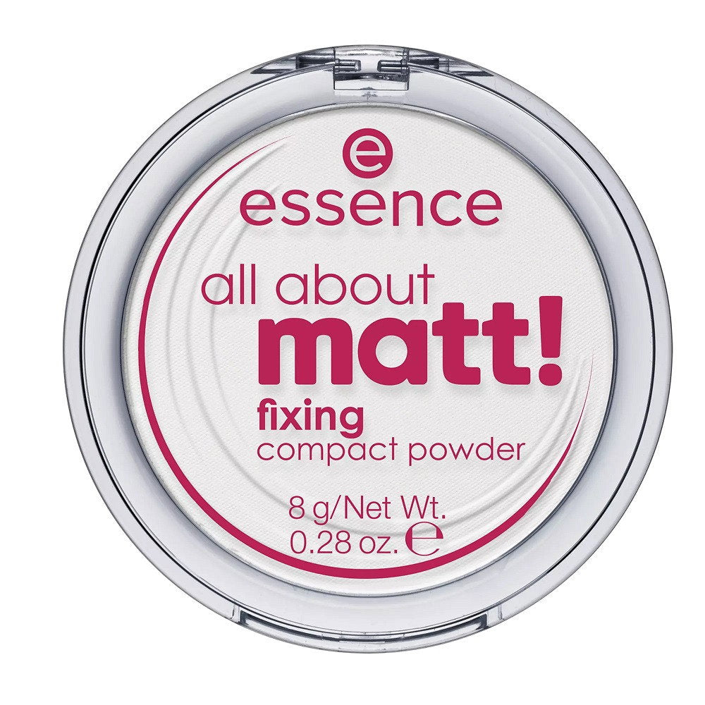 Essence Essence, All About Matt!, Mattierendes Fixieren, Kompaktpuder, 8 g Regular