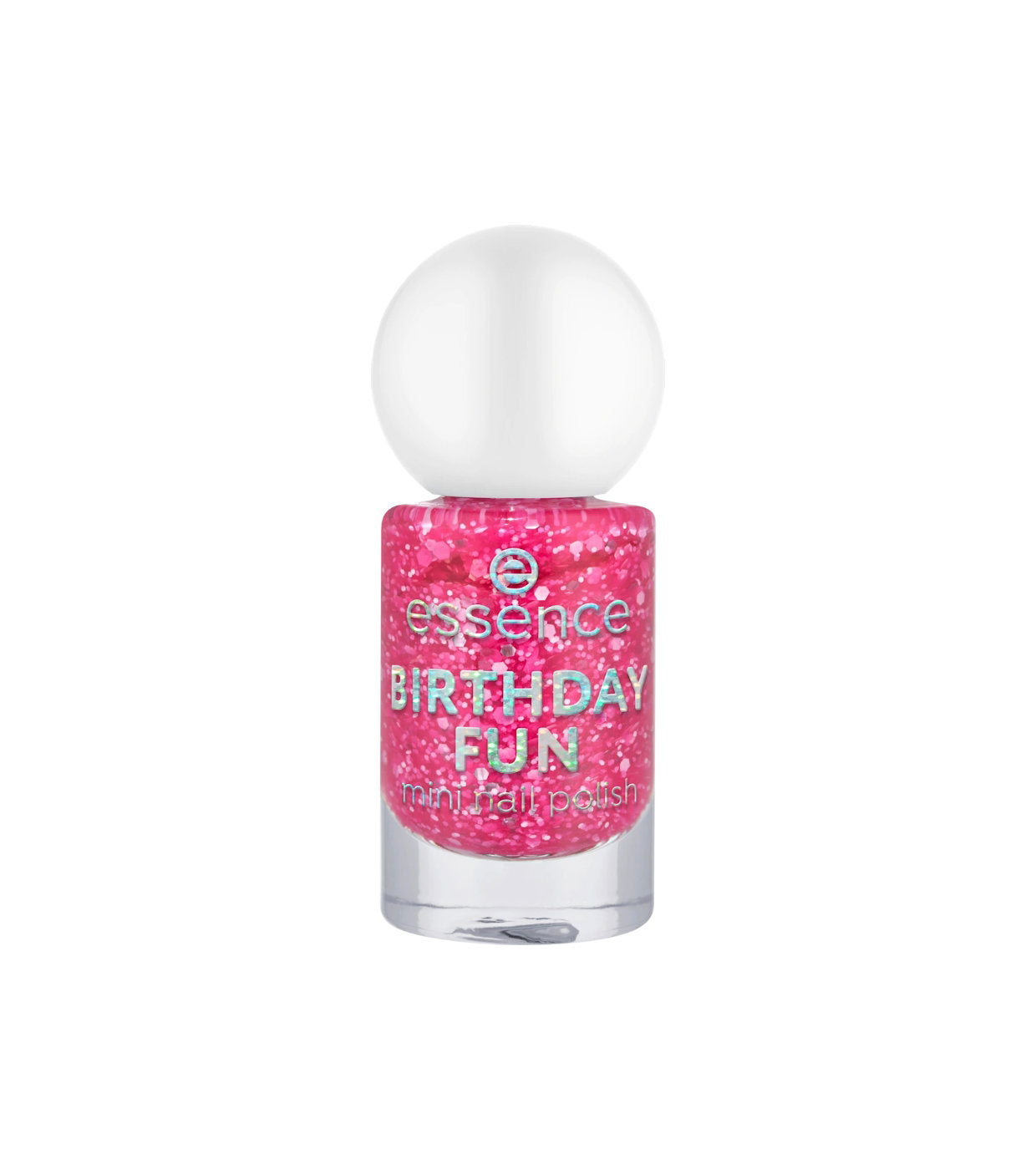 Essence Essence, Birthday Fun, Glitzer, Nagellack, 5 ml *Miniatur Miniature
