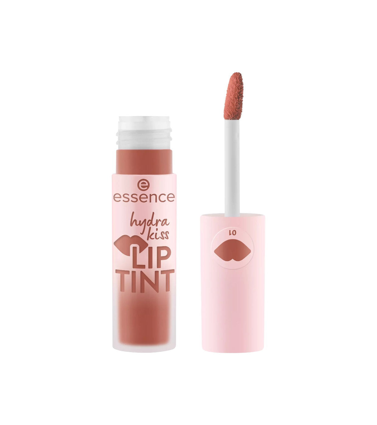 Essence Essence, Hydra Kiss, Tönung, Flüssiger Lippenstift, 01, Blushing Nude, 4 ml Regular