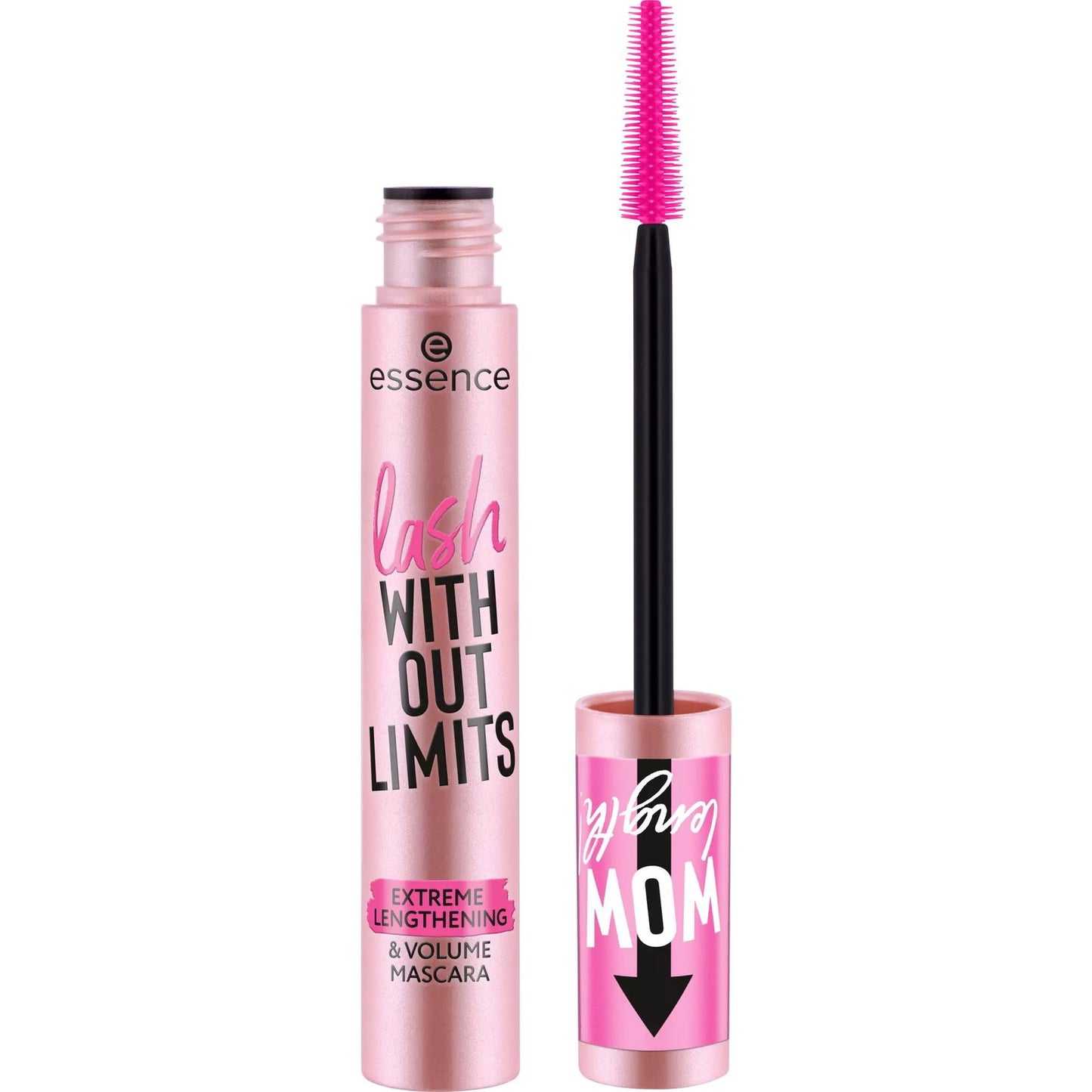 Essence Essence, Lash Without Limits, Extreme Lenghtening & Volum Lashes, Wimperntusche, 01, Schwarz, 13 ml Regular