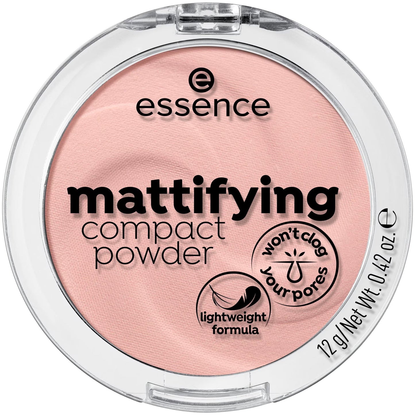 Essence Essence, Mattifying Compact Powder, Mattes Finish, Kompaktpuder, 10, Hellbeige, 12 g Regular