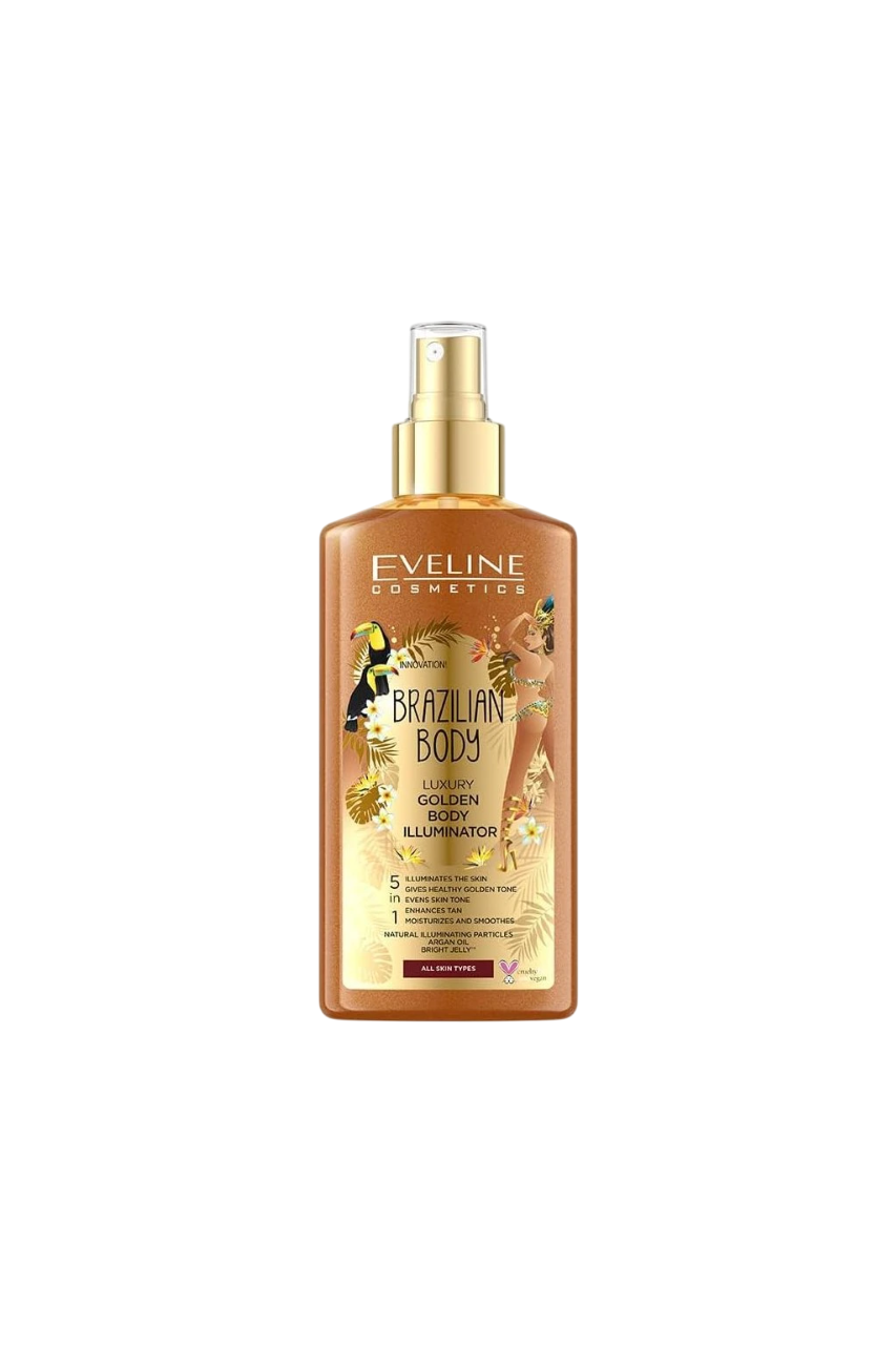 Eveline Cosmetics Brazilian Body Körperspray – Exotisch erleuchtende Pflege, 150 ml