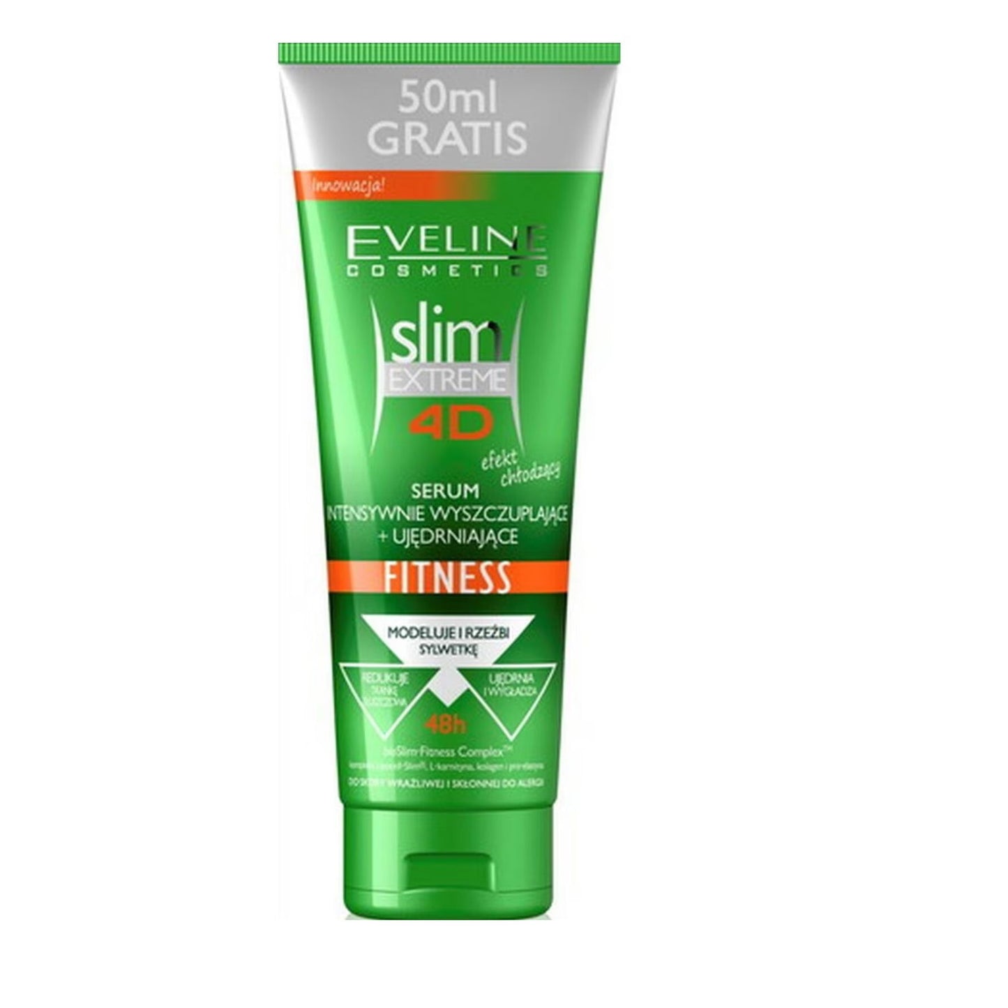 Eveline Cosmetics Eveline Cosmetics, Slim Extreme 4D, Anti-Cellulite & Schlankheits, Körperserum, Täglich, 250 ml Regular