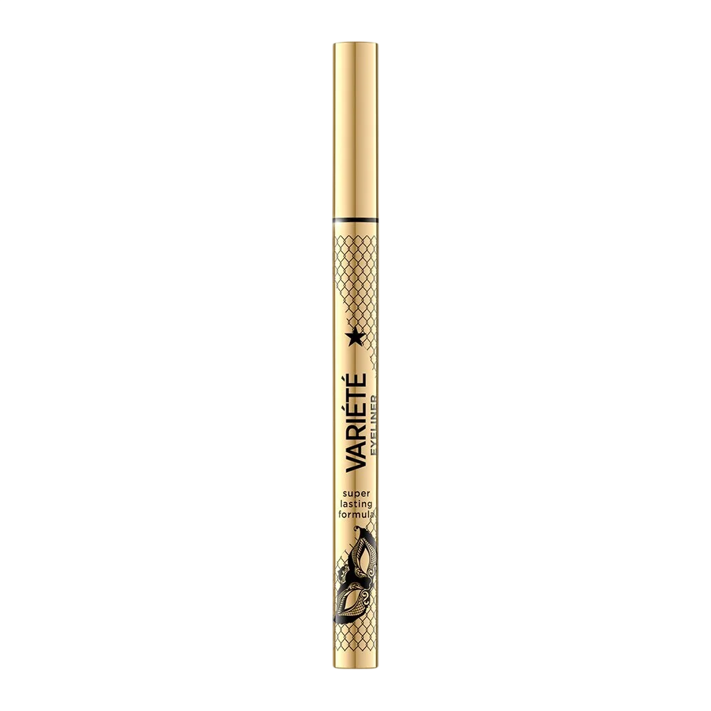 Eveline Cosmetics Eveline Cosmetics, Variete, Wasserdicht, Bleistift, Intensiv, Flüssiger Eyeliner, Ultra schwarz, 4 ml Regul