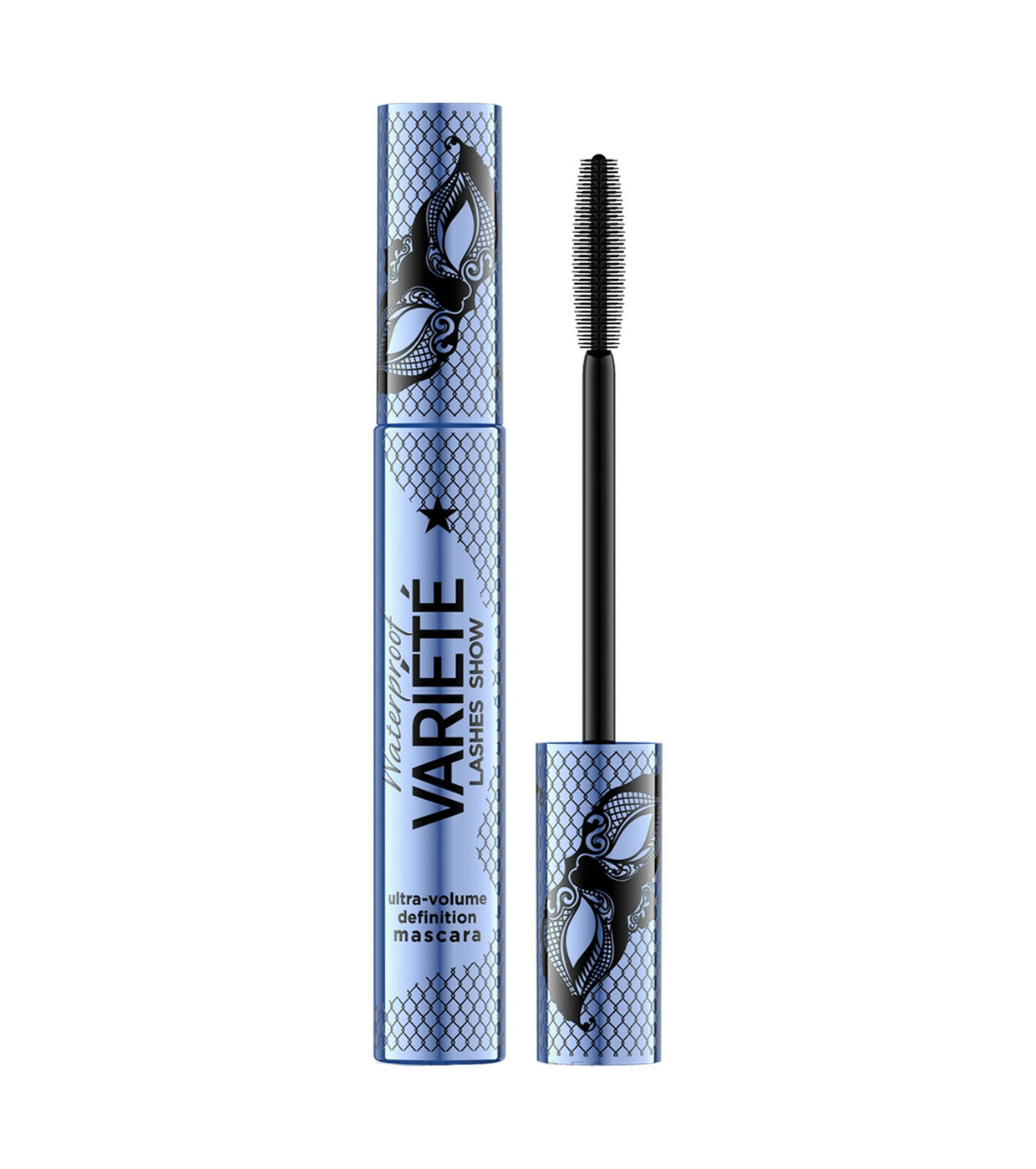 Eveline Cosmetics Eveline Cosmetics, Variete, Wasserdicht, Volumen, Wimperntusche, Intensives Schwarz, 10 ml Regular