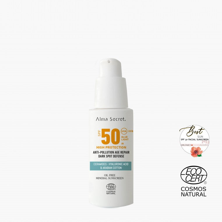 Alma Secret High Protection Crema Facial Spf50 Gold 50ml