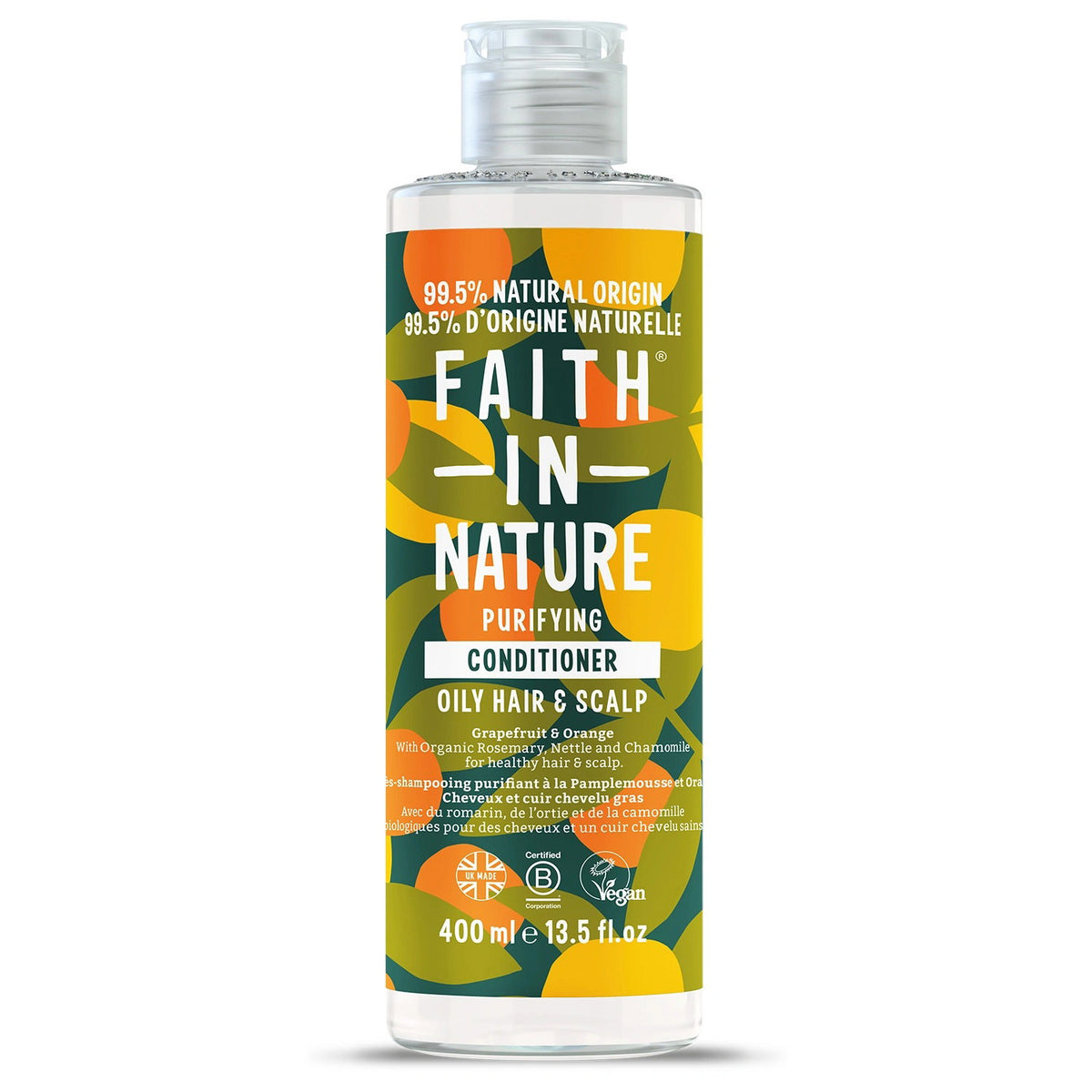 Faith In Nature Faith In Nature, Grapefruit & Orange, Haarspülung, Cleansing & Purifying, 400 ml Regular