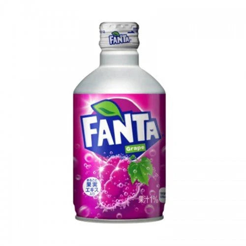 Fanta Grape Japan Metal Bottle 300ml - Candyshop.ch