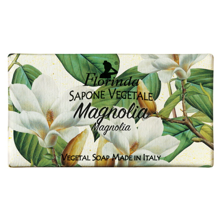 Florinda Florinda, Magnolia, Vegan, Reinigung und Hydratisierung, Duftende Seife, 100 g Regular