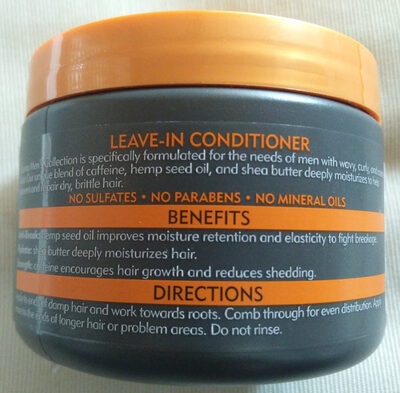 CANTU CANTU Shea Butter Leave-In Conditioner Men’s Collection 370 g Haarpflege