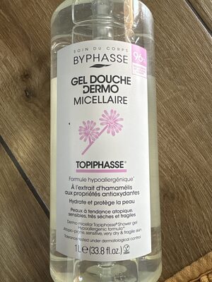 BYPHASSE BYPHASSE Dermo Micellar Duschgel Topiphasse 1000 ml Kosmetik