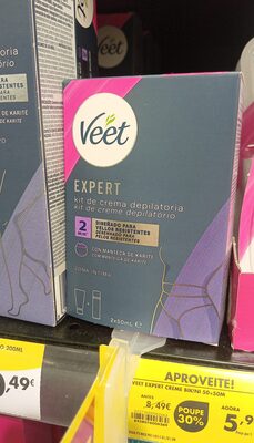 Veet Kit Bikini Crema Depilatoria 2 X 50ml