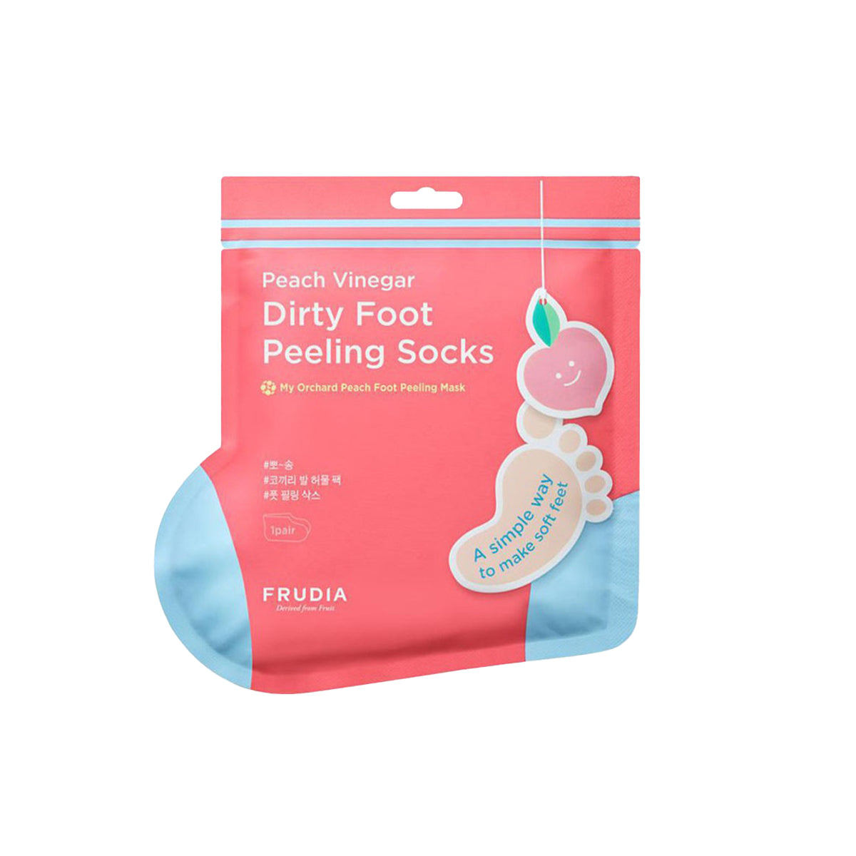 Frudia My Orchard Fußmaskenblatt mit Essig – Sanfte Pflege für glatte Füße, 40 g