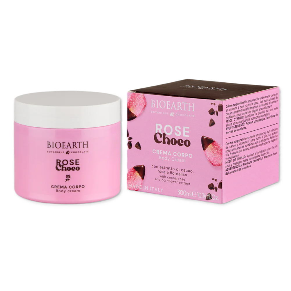 Bioearth Bioearth, Rose Choco, Feuchtigkeitsspendend & Weichmachend, Körpercreme, Täglich, 300 ml Regular