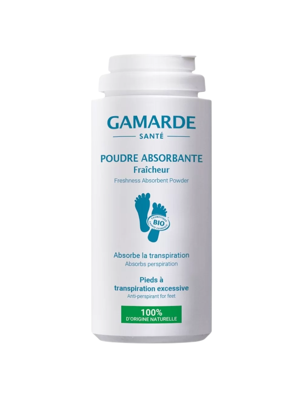 Gamarde Gamarde, Gamarde, Bio, Antischweiß, Fußpuder, 35 g Regular
