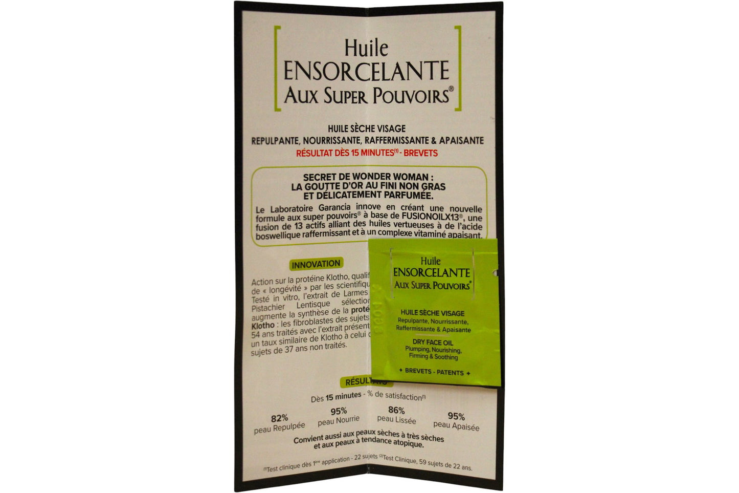 Garancia Garancia, Huile Ensorcelante Aux Super Pouvoirs, Pflanzenextrakte, Beruhigend/Feuchtigkeitsspendend & Nährend, Tag &