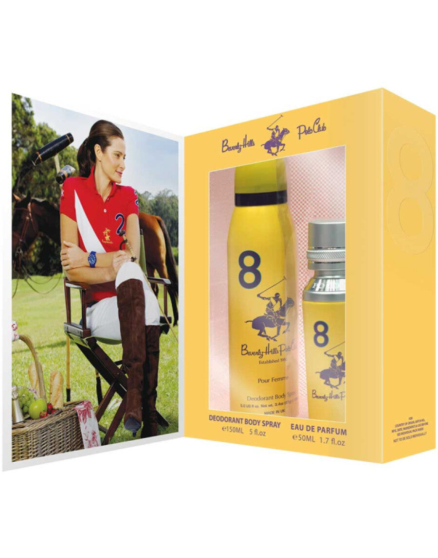 Beverly Hills Polo Club Beverly Hills Polo Club Geschenkset 1982 Sport 8 Eau de Parfum 50 ml Damen + Deodorant Parfüm