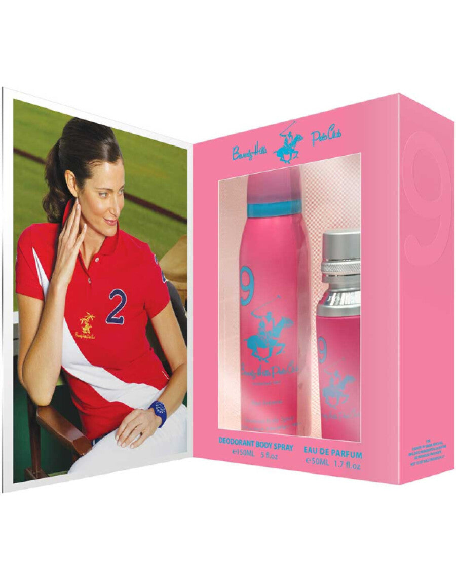 Beverly Hills Polo Club 1982 Sport 9 Geschenkset für Damen – Eau de Parfum & Deodorant