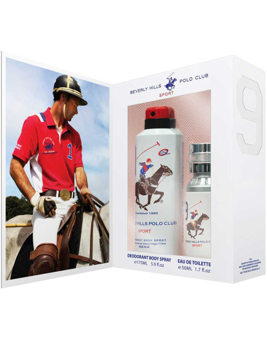 Beverly Hills Polo Club Beverly Hills Polo Club Geschenkset 1982 Sport 8 Eau de Toilette 50 ml + Sport 9 Parfüm