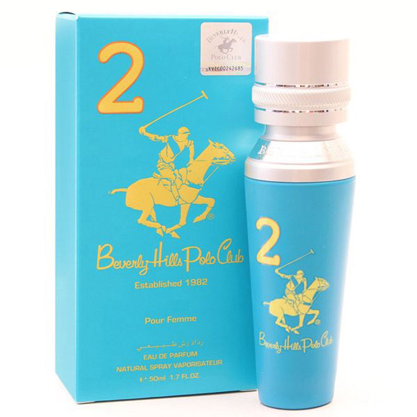 Beverly Hills Polo Club Beverly Hills Polo Club, No. 2, Eau de Parfum, Für Frauen, 50 ml Regular
