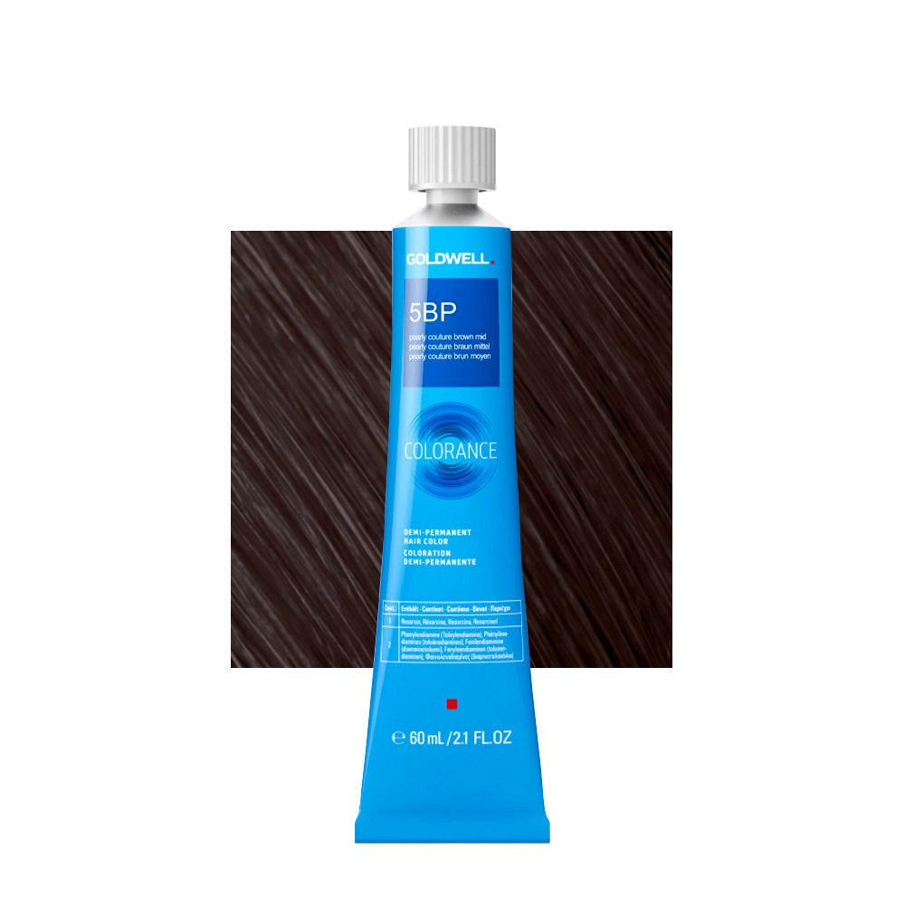 Goldwell Colorance 5BP Medium Pearly Couture Brown – Demi-permanente Haarfarbe 60 ml