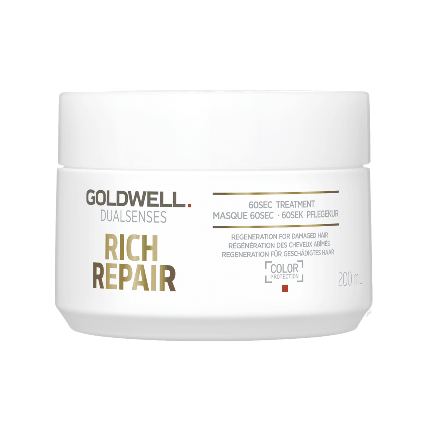 Goldwell Dualsenses Rich Repair Haarbehandlungs-Crememaske 200 ml – Intensive Regeneration für strapaziertes Haar