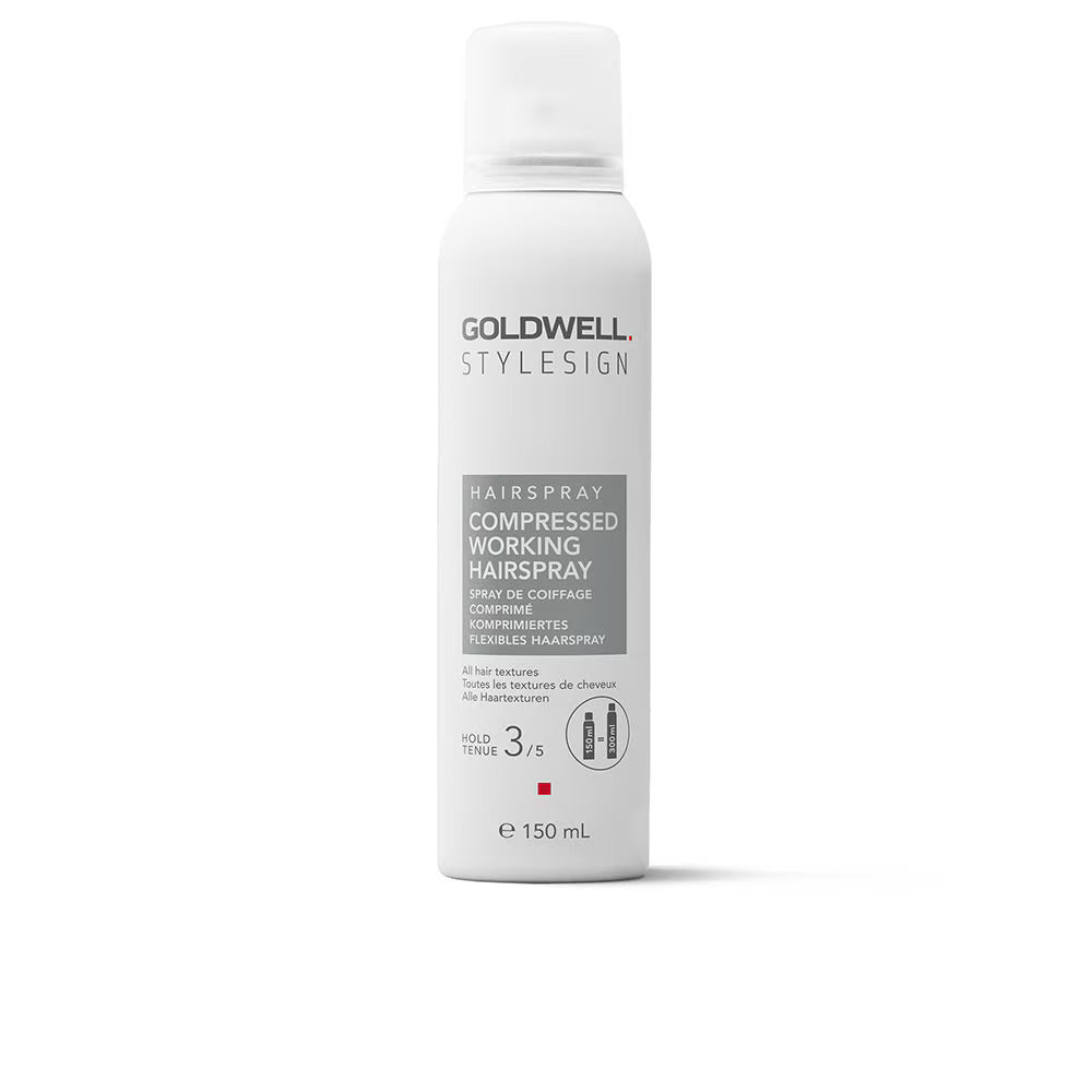 Goldwell StyleSign Compressed Working Haarspray – Mittlerer Halt, 150 ml für perfektes Styling