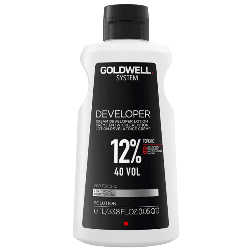 Goldwell System Haaroxidationslotion 12% (40 vol.-%) 1000 ml – Für professionelle Haarfarbe