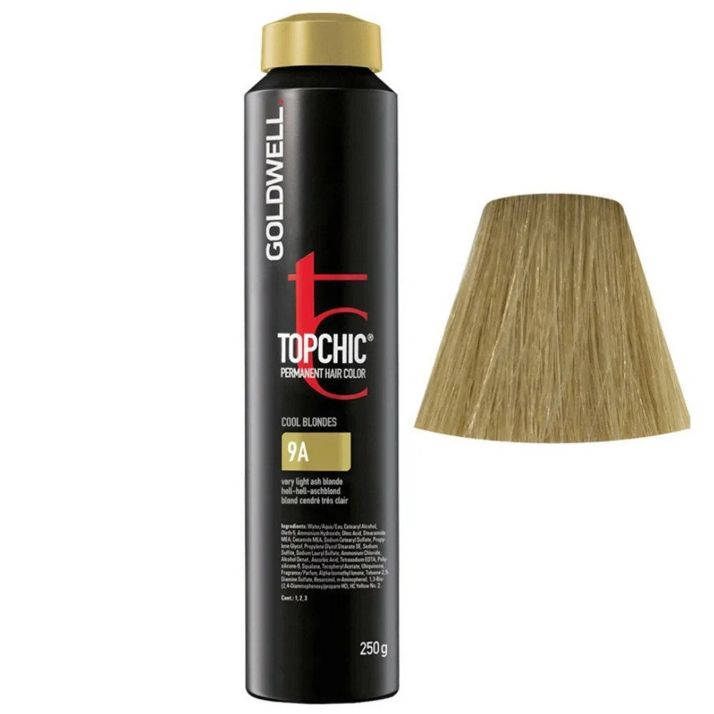 Goldwell Goldwell, TopChic, Permanente Haarfarbe, 9A Cool Blonde, 250 ml Regular