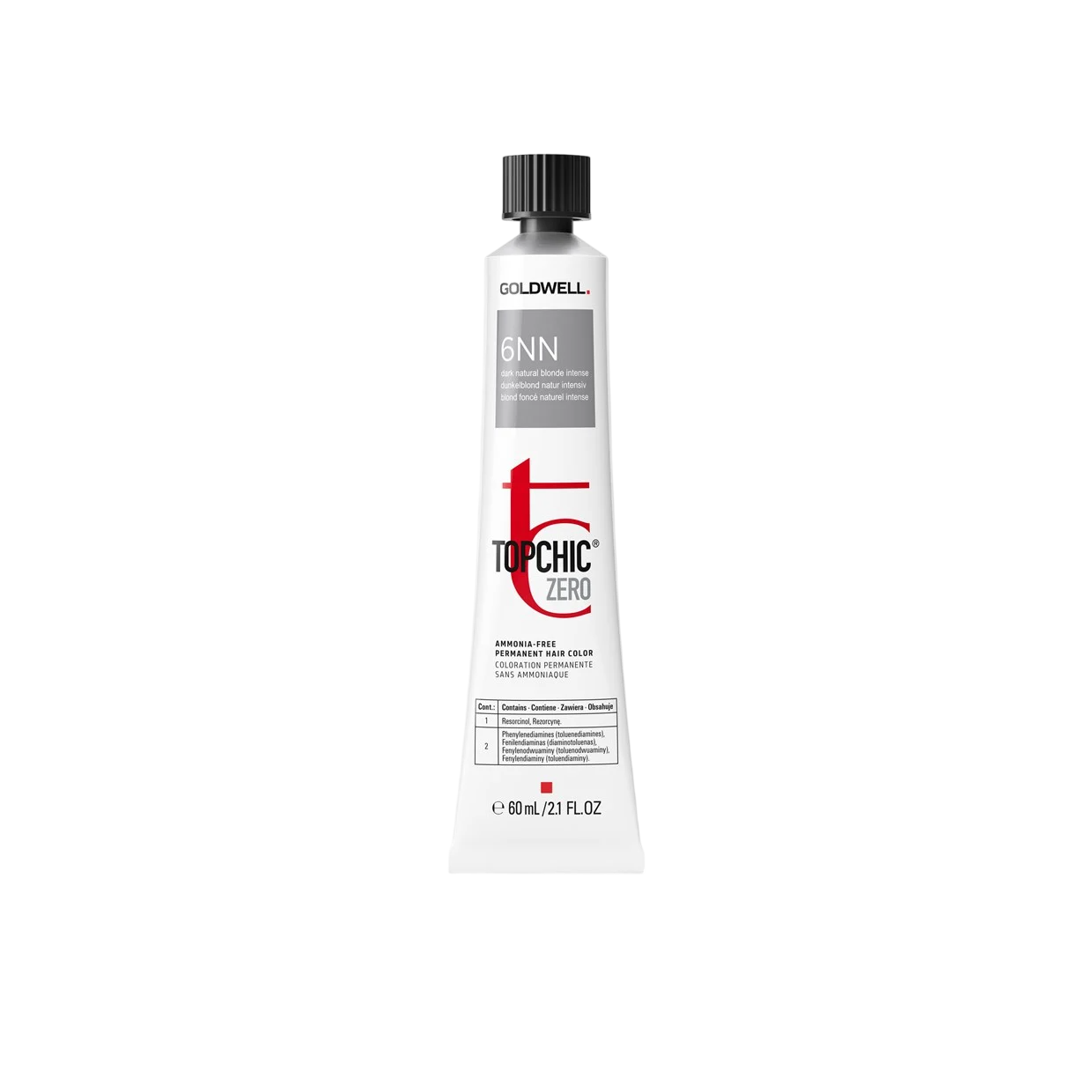Goldwell Goldwell, TopChic Zero, Permanente Haarfarbe, 6NN Dark Natural Blonde, 60 ml Regular