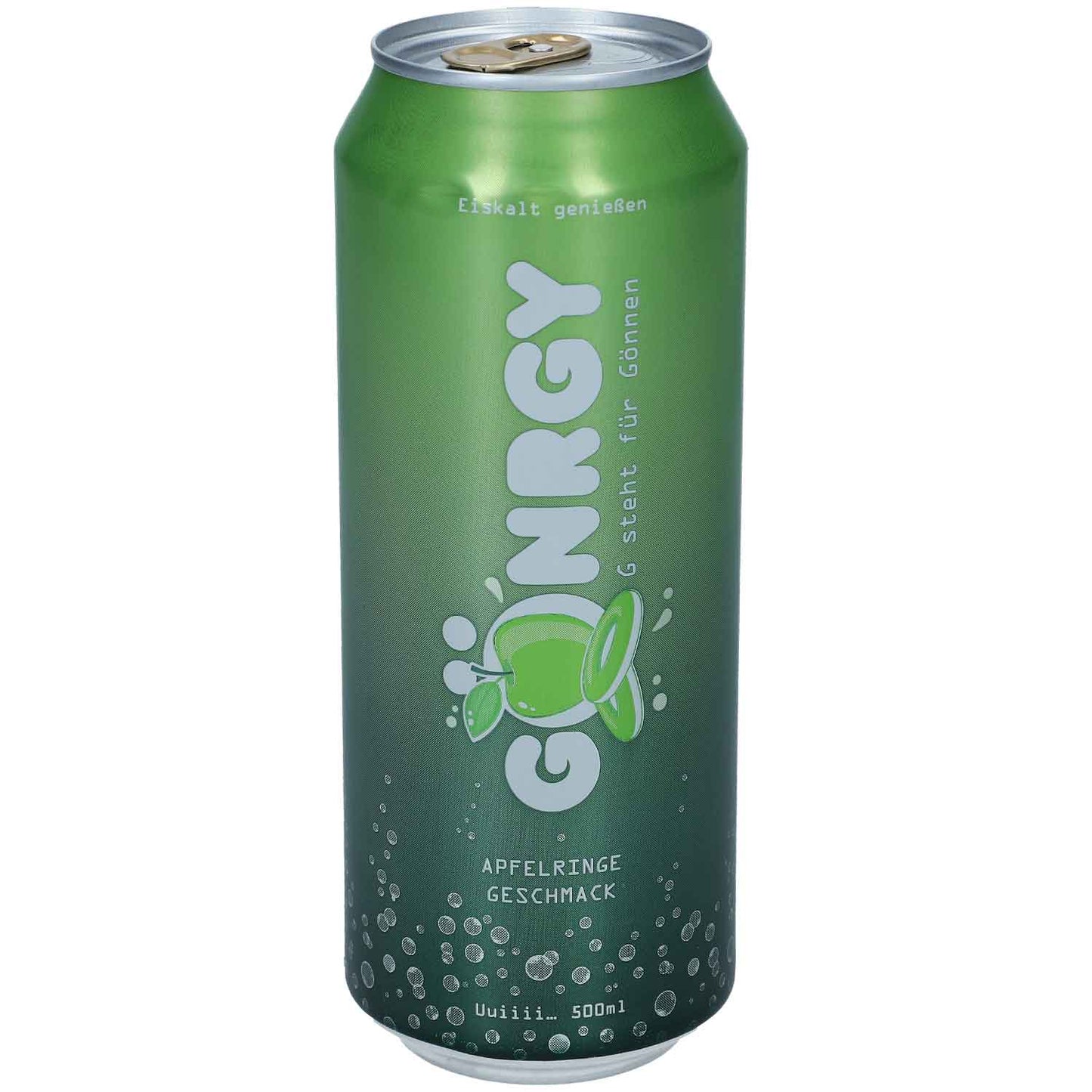 Gönrgy Energy Apfelringe 500ml Energy-Drink mit saurem Apfelgeschmack - Candyshop.ch