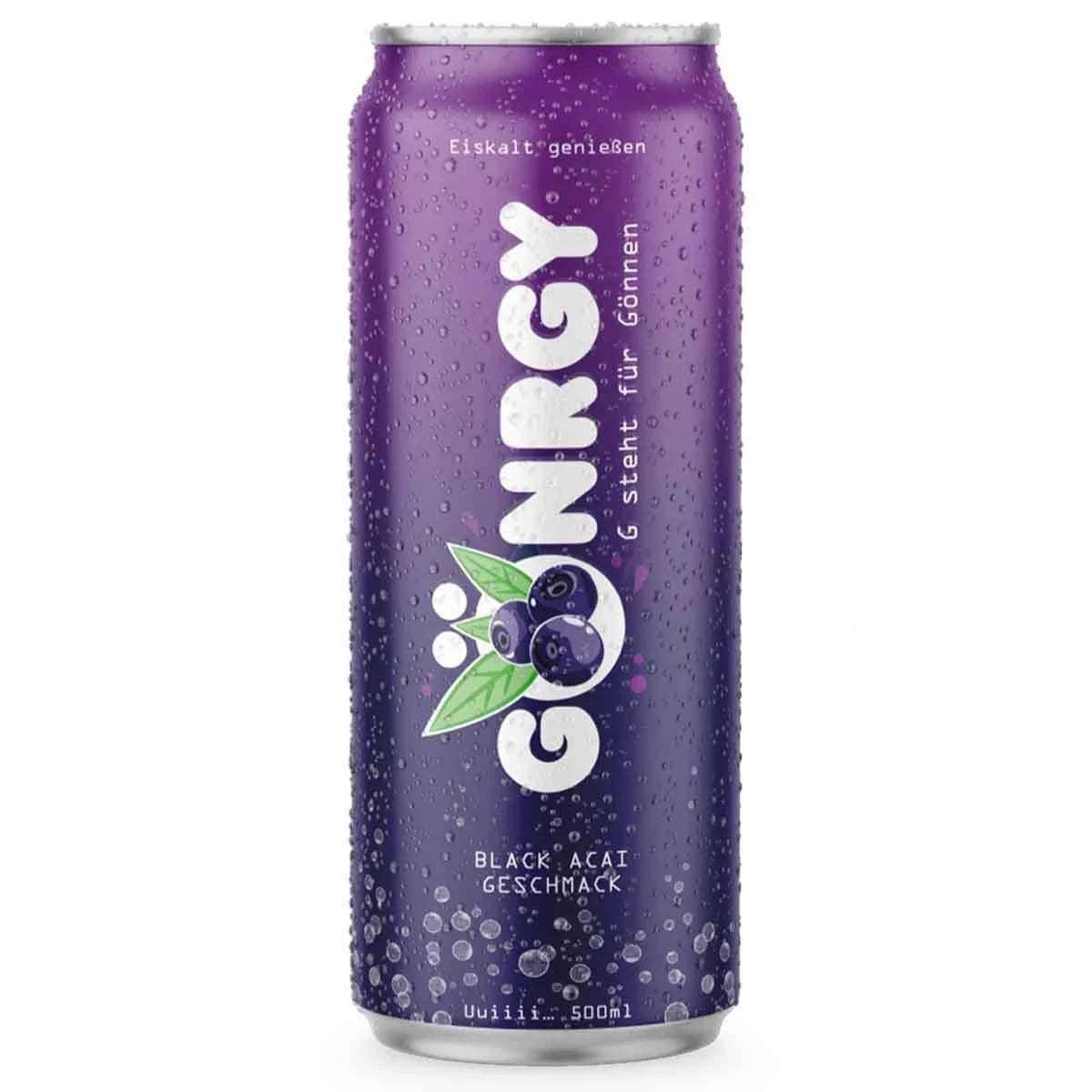 Gönrgy Energy Black Acai 500ml Energy-Drink mit Acai-Geschmack - Candyshop.ch